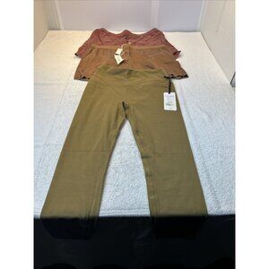 Lot of 3 Haven Well Within 2 Luxe Sleep Shorts 1 Legging All New All Large